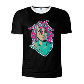 Мужская футболка 3D спортивная с принтом Lil Pump в городе Новоалтайск, 100% полиэстер с улучшенными характеристиками | приталенный силуэт, круглая горловина, широкие плечи, сужается к линии бедра | drumtick | elementary | esketit | esskeetit | gang | garcia | gazzy | gucci | guccigang | jetski | pump | rap | trap | usa | газзи | гарсия | лил | памп | рэп | сша | трап | эщкере