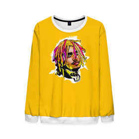 Мужской свитшот 3D с принтом Lil Pump в городе Новоалтайск, 100% полиэстер с мягким внутренним слоем | круглый вырез горловины, мягкая резинка на манжетах и поясе, свободная посадка по фигуре | drumtick | elementary | esketit | esskeetit | gang | garcia | gazzy | gucci | guccigang | jetski | pump | rap | trap | usa | газзи | гарсия | лил | памп | рэп | сша | трап | эщкере