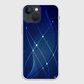 Чехол для iPhone 13 mini с принтом Синяя спираль абстракция в городе Новоалтайск,  |  | абстракция | космос | синий | спираль