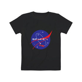 Детская футболка хлопок с принтом NASA Space в городе Новоалтайск, 100% хлопок | круглый вырез горловины, полуприлегающий силуэт, длина до линии бедер | Тематика изображения на принте: alien | earth | express | futurama | galaxy | moon | nasa | planet | space | star | ufo | world | астронавт | вселенная | гагарин | галактика | звезда | звезды | земля | ино | космонавт | космос | луна | мир | наса | небо | нло | планета | полёт