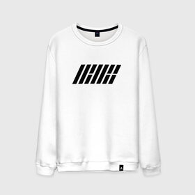 Мужской свитшот хлопок с принтом iKON logo в городе Новоалтайск, 100% хлопок |  | ikon | k pop | return | айкон