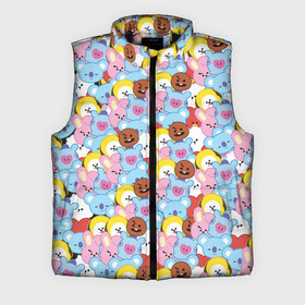 Мужской жилет утепленный 3D с принтом BTS BT21 STICKERS в городе Новоалтайск,  |  | bt21 | bts | bts army | bts stickers | j hope | jimin | jin | jungkook | k pop | rap monster | rapmon | suga | v | бтс | корея | стикеры bts