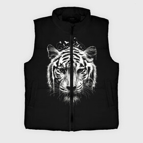 Мужской жилет утепленный 3D с принтом Dark Tiger в городе Новоалтайск,  |  | africa | creepy | dark | desert | predator | scary | tiger | tigers | африка | жуткий | мрачный | пустыня | страшный | тигр | тигренок | тигрица | тигрицы | тигры | тигрята | хищник
