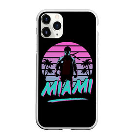 Чехол для iPhone 11 Pro матовый с принтом Майами в городе Новоалтайск, Силикон |  | beach | hot | miami | sun | usa | город | города | жара | лето | майами | море | ночь | отпуск | пальма | пальмы | пляж | солнце | сша