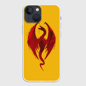 Чехол для iPhone 13 mini с принтом Красный Дракон в городе Новоалтайск,  |  | age | dragon | dragons | knight | knights | middle | red | viking | vikings | век | века | викинг | викинги | дракон | дракона | драконы | как | красный | приручить | рыцари | рыцарь | средние | средний
