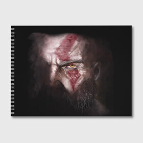Альбом для рисования с принтом God of War в городе Новоалтайск, 100% бумага
 | матовая бумага, плотность 200 мг. | Тематика изображения на принте: god | god of war | kratos | war | бог | бог войны | война | пиратs