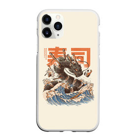 Чехол для iPhone 11 Pro матовый с принтом Great Sushi Dragon в городе Новоалтайск, Силикон |  | 