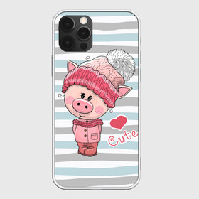 Чехол для iPhone 12 Pro Max с принтом Милая свинка в городе Новоалтайск, Силикон |  | 2019 | боров | взгляд | год | домашнее | животное | костюм | красная | милая | мода | новый год | пальто | подарок | поздравление | поросенок | праздник | рисунок | рождество | румянец | с новым годом