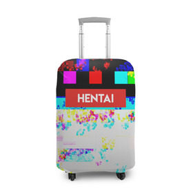Чехол для чемодана 3D с принтом HENTAI в городе Новоалтайск, 86% полиэфир, 14% спандекс | двустороннее нанесение принта, прорези для ручек и колес | ahegao | anime | kodome | manga | senpai | аниме | анимэ | ахегао | кодоме | манга | меха | сенпай | юри | яой