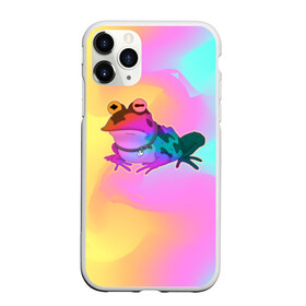 Чехол для iPhone 11 Pro Max матовый с принтом Кислотная Гипножаба в городе Новоалтайск, Силикон |  | Тематика изображения на принте: bender | fry | futurama | planet express | бендер | гипножаба | зойдберг | лила | фрай | футурама