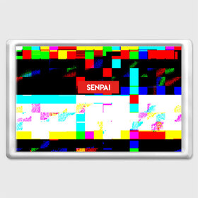 Магнит 45*70 с принтом SENPAI в городе Новоалтайск, Пластик | Размер: 78*52 мм; Размер печати: 70*45 | alien | anime | axegao | fight | game | manga | martial artist | senpai | аниме | арт | персонажи | япония