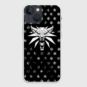Чехол для iPhone 13 mini с принтом ВЕДЬМАК НОВОГОДНИЙ в городе Новоалтайск,  |  | Тематика изображения на принте: christmas | hunter | snow | the witcher | wild hunt | winter | winter is coming | ведьмак | геральт | дикая охота | зима близко | монстры | новогодний | новый год | охотник | снег | трисс | цири