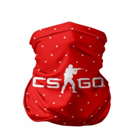 Бандана-труба 3D с принтом CS GO НОВОГОДНИЙ в городе Новоалтайск, 100% полиэстер, ткань с особыми свойствами — Activecool | плотность 150‒180 г/м2; хорошо тянется, но сохраняет форму | 