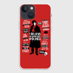 Чехол для iPhone 13 mini с принтом Шерлок в городе Новоалтайск,  |  | detective | doctor | england | holmes | kingdom | locked | moriarty | series | sher | sherlock | united | watson | англия | ватсон | великобритания | детектив | доктор | мориарти | сериал | холмс | шерлок