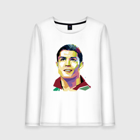 Женский лонгслив хлопок с принтом Ronaldo в городе Новоалтайск, 100% хлопок |  | champion | cr7 | cristiano | game | goal | italy | juventus | madrid | real | ronaldo | spain | team | буффон | гол | дибала | золотой мяч | игрок | испания | италия | криштиану | мадрид | португалия | реал | роналду | спорт | тренер | футбол | 