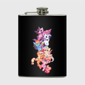 Фляга с принтом My Little Pony в городе Новоалтайск, металлический корпус | емкость 0,22 л, размер 125 х 94 мм. Виниловая наклейка запечатывается полностью | Тематика изображения на принте: fax | little | lord | mult | my little pony | pony | princess | series | shadow | unicorn | детей | для | единорог | единороги | лошади | лошадки | маленькая | мальнький | пони | тень