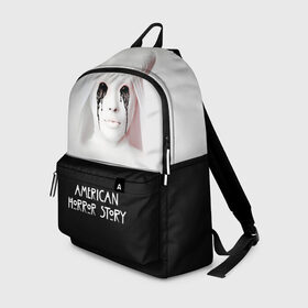 Рюкзак 3D с принтом American Horror Story в городе Новоалтайск, 100% полиэстер | лямки с регулируемой длиной, сверху петелька, чтобы рюкзак можно было повесить на вешалку. Основное отделение закрывается на молнию, как и внешний карман. Внутри два дополнительных кармана, один из которых закрывается на молнию. По бокам два дополнительных кармашка | ahs | american horror story | американская история ужасов | демон | краска | лицо | макияж | монашка | черные глаза