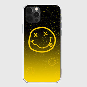 Чехол для iPhone 12 Pro Max с принтом NIRVANA SPACE в городе Новоалтайск, Силикон |  | Тематика изображения на принте: music | nirvana | rock | группа | курт кобейн | музыка | нирвана | рок