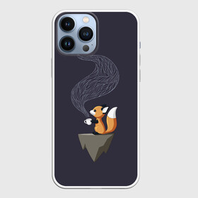 Чехол для iPhone 13 Pro Max с принтом Coffee Fox в городе Новоалтайск,  |  | coffee | cute | fox | foxes | ginger | tail | забавная | кофе | кофеёк | кофеёчек | лис | лиса | лисица | лисицы | лисичка | лисички | лисы | милая | рыжая | рыжие | смешная | фыр | хвост | хвосты