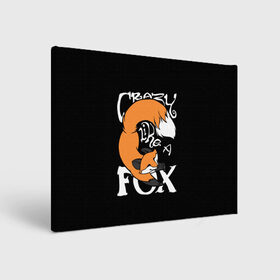 Холст прямоугольный с принтом Crazy Like a Fox в городе Новоалтайск, 100% ПВХ |  | crazy | cute | fox | foxes | ginger | like | tail | безумие | безумная | забавная | лис | лиса | лисица | лисицы | лисичка | лисички | лисы | милая | рыжая | рыжие | смешная | фыр | хвост | хвосты