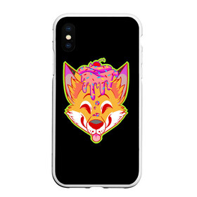 Чехол для iPhone XS Max матовый с принтом Лиса с Мороженкой в городе Новоалтайск, Силикон | Область печати: задняя сторона чехла, без боковых панелей | Тематика изображения на принте: cream | cute | fox | foxes | ginger | ice | icecream | tail | забавная | лис | лиса | лисица | лисицы | лисичка | лисички | лисы | милая | мороженка | мороженое | рыжая | рыжие | смешная | фыр | хвост | хвосты