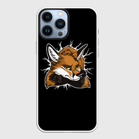 Чехол для iPhone 13 Pro Max с принтом Лис Уверен в Себе в городе Новоалтайск,  |  | cute | fox | foxes | ginger | tail | забавная | лис | лиса | лисица | лисицы | лисичка | лисички | лисы | милая | рыжая | рыжие | смешная | фыр | хвост | хвосты