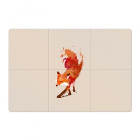 Магнитный плакат 3Х2 с принтом Paint Fox в городе Новоалтайск, Полимерный материал с магнитным слоем | 6 деталей размером 9*9 см | cute | fox | foxes | ginger | paint | tail | забавная | краска | лис | лиса | лисица | лисицы | лисичка | лисички | лисы | милая | рыжая | рыжие | смешная | фыр | хвост | хвосты