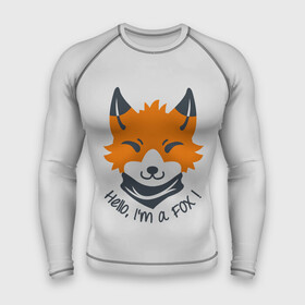 Мужской рашгард 3D с принтом Hello Fox в городе Новоалтайск,  |  | cute | fox | foxes | ginger | hello | tail | забавная | лис | лиса | лисица | лисицы | лисичка | лисички | лисы | милая | привет | рыжая | рыжие | смешная | фыр | хвост | хвосты