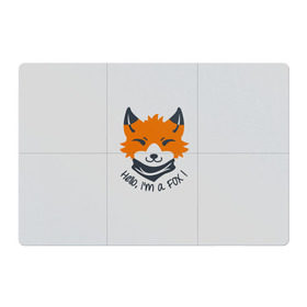 Магнитный плакат 3Х2 с принтом Hello Fox в городе Новоалтайск, Полимерный материал с магнитным слоем | 6 деталей размером 9*9 см | cute | fox | foxes | ginger | hello | tail | забавная | лис | лиса | лисица | лисицы | лисичка | лисички | лисы | милая | привет | рыжая | рыжие | смешная | фыр | хвост | хвосты