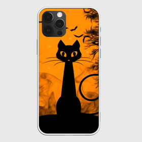 Чехол для iPhone 12 Pro Max с принтом Halloween в городе Новоалтайск, Силикон |  | Тематика изображения на принте: аниме | ведьма | девушка | зомби | ирландия | кладбище | колдун | кости | кошки | летучие | луна | мертвец | мёртвые | монстры | мыши | ночь | оборотни | пауки | паутина | подарок | праздник | свет | свечи