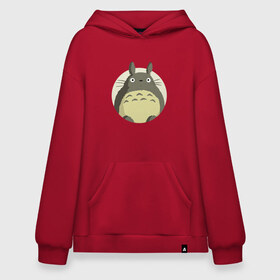 Худи SuperOversize хлопок с принтом Totoro в городе Новоалтайск, 70% хлопок, 30% полиэстер, мягкий начес внутри | карман-кенгуру, эластичная резинка на манжетах и по нижней кромке, двухслойный капюшон
 | forest | friend | ghibli | japan | keeper | nature | neigbor | neighbour | totoro | анимация | аниме | гибли | дерево | друг | животные | лес | любовь | милый | мир | миядзаки | мульт | мультфильм | природа | сосед | тоторо | хранитель