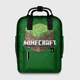 Женский рюкзак 3D с принтом Minecraft в городе Новоалтайск, 100% полиэстер | лямки с регулируемой длиной, сверху ручки, чтобы рюкзак нести как сумку. Основное отделение закрывается на молнию, как и внешний карман. Внутри два дополнительных кармана, один из которых закрывается на молнию. По бокам два дополнительных кармашка, куда поместится маленькая бутылочка
 | craft | creeper | enderman | mine | minecraft | miner | online | skeleton | sword | tnt | world | zombie | динамит | зомби | игра | игры | кирка | крипер | майнер | майнкрафт | меч | мир | онлайн | скелетон