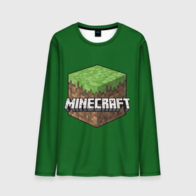 Мужской лонгслив 3D с принтом Minecraft в городе Новоалтайск, 100% полиэстер | длинные рукава, круглый вырез горловины, полуприлегающий силуэт | Тематика изображения на принте: craft | creeper | enderman | mine | minecraft | miner | online | skeleton | sword | tnt | world | zombie | динамит | зомби | игра | игры | кирка | крипер | майнер | майнкрафт | меч | мир | онлайн | скелетон