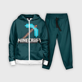 Детский костюм 3D с принтом Кирка в городе Новоалтайск,  |  | craft | creeper | enderman | mine | minecraft | miner | online | skeleton | sword | tnt | world | zombie | динамит | зомби | игра | игры | кирка | крипер | майнер | майнкрафт | меч | мир | онлайн | скелетон
