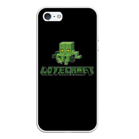 Чехол для iPhone 5/5S матовый с принтом Lovecraft Ктулху в городе Новоалтайск, Силикон | Область печати: задняя сторона чехла, без боковых панелей | Тематика изображения на принте: craft | creeper | enderman | mine | minecraft | miner | online | skeleton | sword | tnt | world | zombie | динамит | зомби | игра | игры | кирка | крипер | майнер | майнкрафт | меч | мир | онлайн | скелетон