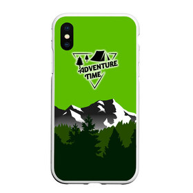 Чехол для iPhone XS Max матовый с принтом приключения в городе Новоалтайск, Силикон | Область печати: задняя сторона чехла, без боковых панелей | adventure | forest | hiking | nature | taiga | traveling | trees | trekking | лес | отдых | охота | приключения | природа | путешествия | свобода | тайга | туризм
