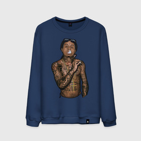 Мужской свитшот хлопок с принтом Lil Wayne в городе Новоалтайск, 100% хлопок |  | hip hop | крест | музыка | наколки | очки | тёмный | хип хоп