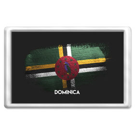 Магнит 45*70 с принтом DOMINICA(Доминика) в городе Новоалтайск, Пластик | Размер: 78*52 мм; Размер печати: 70*45 | Тематика изображения на принте: dominica | urban | город | доминика | мир | путешествие | символика | страны | флаг