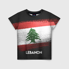Детская футболка 3D с принтом LEBANON(Ливан) в городе Новоалтайск, 100% гипоаллергенный полиэфир | прямой крой, круглый вырез горловины, длина до линии бедер, чуть спущенное плечо, ткань немного тянется | lebanon | urban | город | ливан | мир | путешествие | символика | страны | флаг