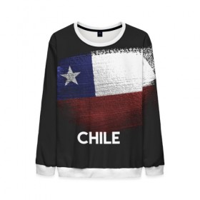 Мужской свитшот 3D с принтом Chile(Чили) в городе Новоалтайск, 100% полиэстер с мягким внутренним слоем | круглый вырез горловины, мягкая резинка на манжетах и поясе, свободная посадка по фигуре | chile | urban | город | мир | путешествие | символика | страны | флаг | чили
