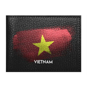 Обложка для студенческого билета с принтом VIETNAM(Вьетнам) в городе Новоалтайск, натуральная кожа | Размер: 11*8 см; Печать на всей внешней стороне | Тематика изображения на принте: urban | vietnam | город | мир | путешествие | символика | страны | флаг