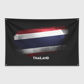 Флаг-баннер с принтом Тайланд(Thailand) в городе Новоалтайск, 100% полиэстер | размер 67 х 109 см, плотность ткани — 95 г/м2; по краям флага есть четыре люверса для крепления | thailand | urban | город | мир | путешествие | символика | страны | таиланд | флаг