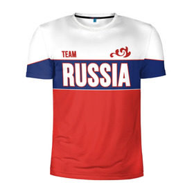 Мужская футболка 3D спортивная с принтом Team Russia в городе Новоалтайск, 100% полиэстер с улучшенными характеристиками | приталенный силуэт, круглая горловина, широкие плечи, сужается к линии бедра | community | country | moscow | ornament | pattern | russia | russian | sport | style | team | комюнити | москва | надпись | орнамент | россия | русская | русский | спорт | стиль | страна | узор