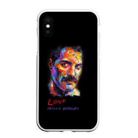 Чехол для iPhone XS Max матовый с принтом Фредди Меркьюри в городе Новоалтайск, Силикон | Область печати: задняя сторона чехла, без боковых панелей | Тематика изображения на принте: freddie mercury | queen | фредди меркьюри