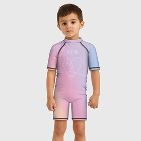 Детский купальный костюм 3D с принтом BTS  в городе Новоалтайск, Полиэстер 85%, Спандекс 15% | застежка на молнии на спине | bts bangtan boys бантаны бтс