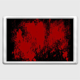 Магнит 45*70 с принтом Red blood в городе Новоалтайск, Пластик | Размер: 78*52 мм; Размер печати: 70*45 | Тематика изображения на принте: halloween | брызги красок | брызги крови | картина кровью | красные пятна | кровавая абстракция | кровавые пятна | кровь | пятна краски