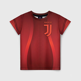Детская футболка 3D с принтом Juventus new uniform в городе Новоалтайск, 100% гипоаллергенный полиэфир | прямой крой, круглый вырез горловины, длина до линии бедер, чуть спущенное плечо, ткань немного тянется | club | football | juventus | белый | италия | клуб | форма | черный | ювентус