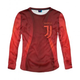 Женский лонгслив 3D с принтом Juventus new uniform в городе Новоалтайск, 100% полиэстер | длинные рукава, круглый вырез горловины, полуприлегающий силуэт | club | football | juventus | белый | италия | клуб | форма | черный | ювентус