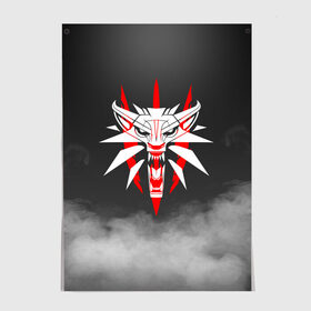 Постер с принтом THE WITCHER 3 в городе Новоалтайск, 100% бумага
 | бумага, плотность 150 мг. Матовая, но за счет высокого коэффициента гладкости имеет небольшой блеск и дает на свету блики, но в отличии от глянцевой бумаги не покрыта лаком | geralt | the witcher | the witcher wild hunt | witcher | wolf | ведьмак | ведьмак 3 | волк | геральт | охотник
