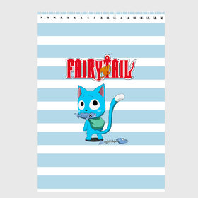 Скетчбук с принтом Fairy Tail в городе Новоалтайск, 100% бумага
 | 48 листов, плотность листов — 100 г/м2, плотность картонной обложки — 250 г/м2. Листы скреплены сверху удобной пружинной спиралью | anime | cat | fairy tail | happy | аниме | животные | кот | сёнэн | хвост феи | хэппи